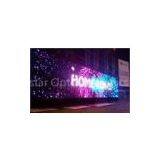 10mm Outdoor Curtain LED Display Panel For Stage , >6000cd/