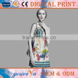 OEM Custom Cotton Linen Digital Printed Maternity Clothes