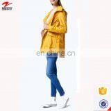 Women's Winter Outwear Yellow Color Ladies Warm Parka Hooded Jacket Coat thumbnail-2