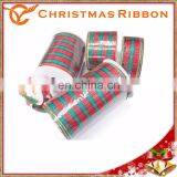 Featuring Bold Shades Of Red And Green In The Plaid Xmas Ribon