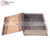 Special Cardboard Book Shaped Travel GIft Packaging Box