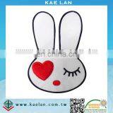 Rabbit applique embroidered patch for kids clothing