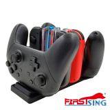 Firstsing Games Joy-Con Controller and Pro Controller Charging Dock Station 6 in 1 for Nintendo Switch with Charging Indicators