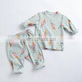 Мультяшные детские костюмы для мальчиков и девочек, корейские ночные сорочки для младенцев, домашняя одежда для весны и осени, одеяла для младенцев thumbnail-2