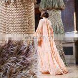 TWOTWINSTYLE Casual Print Summer Dress Women O Neck Lantern Long Sleeve High Waist Ruched Dresses thumbnail-5