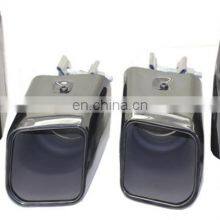 New and Hot Sale 304 Stainless Steel Dual Silencer Tips Exhaust End Pipes Muffler Square thumbnail-3