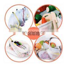 1Pcs/3Pcs/5Pcs Portable Storage Reusable Shopping Bags Mesh Product Bag Washable Eco Friendly Paper Shopping Bag thumbnail-2