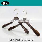 CY-660 Top Quality Men Suit Hanger Brown Cloth Wooden Hanger for Cloth Supplier's Choice thumbnail-1