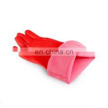 Wholesale Custom High-quality Flocking Lined Cold-proof Household PVC Gloves thumbnail-5