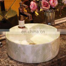 Marble Round Europe Type Washbasin on Stage of Pottery and Porcelain thumbnail-5
