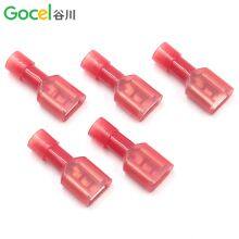 Fully Insulated Red Nylon FDFN1.25- 250 Female Fully Insulated Butt Cold-pressed Terminal Plug Spring Terminal thumbnail-2