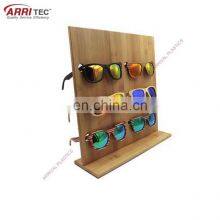 Eyeglasses Display Stand, Bamboo Natural Eyeglasses Display Rack