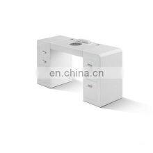 Hot Sale Modern Beauty Salon Nail Furniture French Style High Gross Manicure Table With Dust Collector thumbnail-1