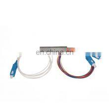 1X8 1X2 Plc Splitter Steel Tube LGX Box Cassette Card Inserting PLC Splitter Module 1:8 8 Port Fiber Optic Splitter