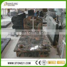 Professional New Style Granite Monument Granite Tombstone Black Monument thumbnail-2