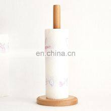 Wholesale Nordic Beech Paper Towel Holder Tissue Paper Holder Rag Paper Towel Holder For Kitchen Storage thumbnail-2