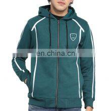 Men Winter Wear Hoodies Solid Color Casual Zipper Hoodies Fashion Slim Fit Men Hoodies thumbnail-1