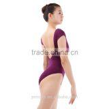 Dance Leotard, Burgundy Adult Dance Leotard, Wholesale Dance Leotards thumbnail-4