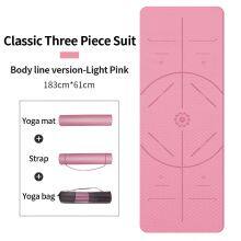 Multiple Colors Eco-Friendly Non-Slip TPE Yoga Mat for Pilates thumbnail-2
