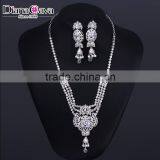 Newest Trending Item African Look Wedding Luxury Set CZ Pearl Jewelry Set thumbnail-1