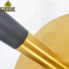 Morden Design Hot Sale Gold Stainless Steel Table Leg Melamine Table Top for Restaurant Cafe Dining Use thumbnail-5