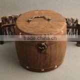 Unfinished Wooden Tea Packing Box, Tea Packaging Box, Acrylic Tea Bag Box