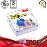 Square Cookie Cracker Tin thumbnail-1