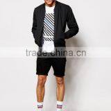 Longline T-Shirt With Diagonal Stripe Placement thumbnail-4