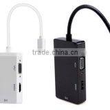 3 in 1 Thunderbolt Mini DisplayPort DP to HDMI DVI Displayport Cable Adapter thumbnail-5