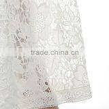 Wholesale Cotton Pierced Flower White Long Summer Dresses for Kids Supplier's Choice thumbnail-5