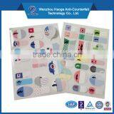 Two Layer Writable Cartoon Book Name Sticker