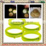 100% Food Grade Round Shape Silicone Fried Egg Cook Ring thumbnail-1