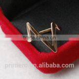 18K Rose Gold Plating Lightning Design Finger Rings Fashion Stainless Steel Jewelry Wholesale thumbnail-2