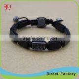 8mm Black Lava Bead Buddha Bracelet Fashion Mala Yoga Healing Lucky Bracelet thumbnail-1
