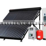 Split pressurized heat pipe solar water heater suit cold area