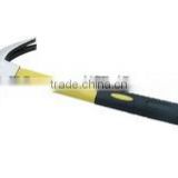 British Type Claw Hammer With plastic fiberglass handle on hot sale