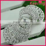 Latest Stylish Bow Custom Brooch in Shiny Rhinestone WBR-1561