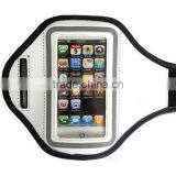 Whole Best Reflective Border Around the PVC Window Sport Gym Armband /adjust Strap Sport Armbag for Running / White Color