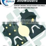 Outdoor Steel & Plastic Children snowshoecover(ZY-70201-XL L M S)