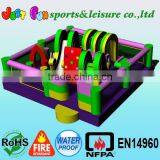 Attractive Commercial Inflatable Fun City, Mini Inflatable Funland for Toddlers,kids Inflatable Playground