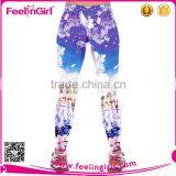 High Waist Printed Leggings Tight Yoga Pants thumbnail-5