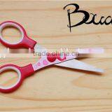 5" Good Quality Colourful Soft Handle Student Scissors BD-S1643 thumbnail-2