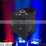 4PCS 18W RGBWA+UV 6 in 1 Battery Power & Wireless DMX Led Flat Led Par Can