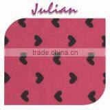 Rose Red Heart Polyester Print Lycra Swimwear Fabric thumbnail-1