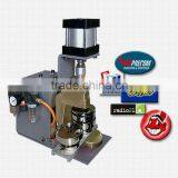 Pneumatic Automatic Metal Button Badge Pin Making Machine thumbnail-1