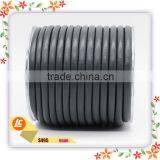 Black Exquisite 6mm Nappa Sheepskin Leather Cords in Delicated Stitching thumbnail-3