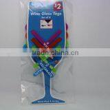 Silicone Wine Glass Markers Tags