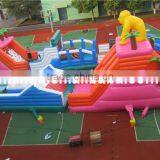 2014 Super Long Outdoor Adult Inflatable Obstacle Course for Sale thumbnail-6