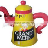 Customized Inflatable Advertising Kettle Plastic Pot