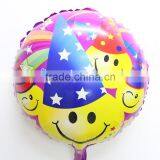 2015 New Design 18 Inch Smiling Face Foil Helium Toy Balloons thumbnail-3